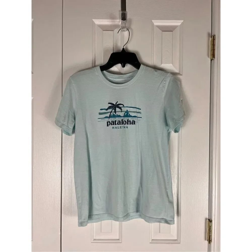 Patagonia Womens Blue Reg Fit Shirt Size Small